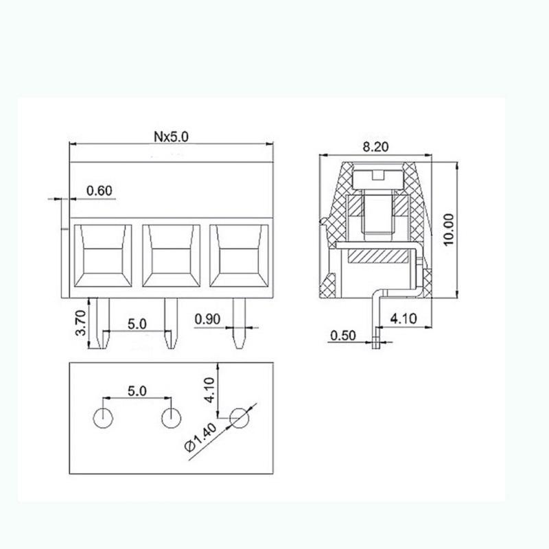 3.81 mm terminal block