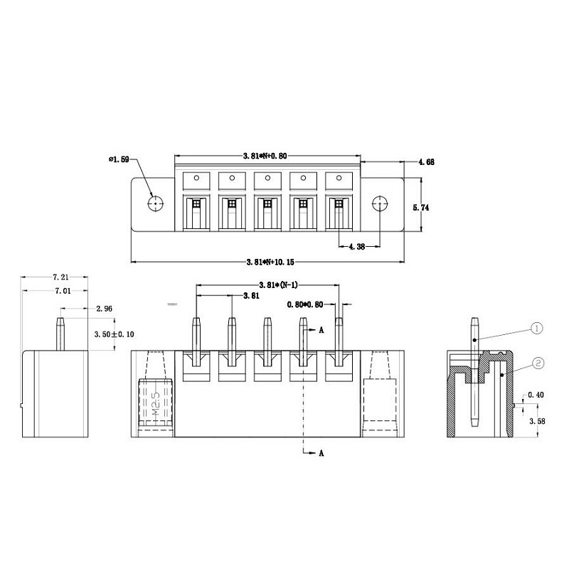 screw type terminal blocks