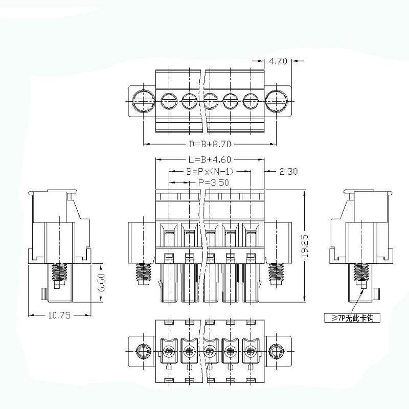  terminal connector