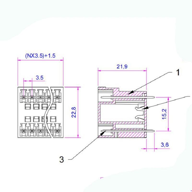 pcb terminal connectors